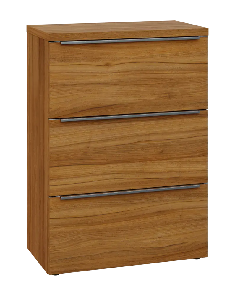 SIN 3 - 83Z kancelářská skříň, 3-zásuvková, 1120x800x400, ořech světlý